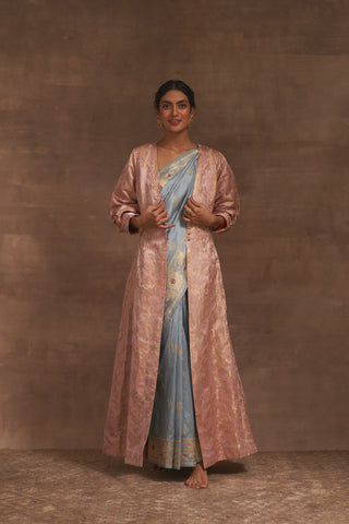 'Mohar' Gulabo Tanchoi Benarasi Handloom Jacket