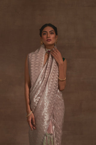 'Suhani Marmari' Tanchoi Benarasi Handloom Sari