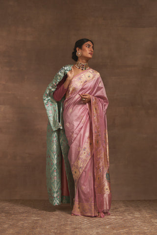 'Kumud Kilol' Kadhua Benarasi Handloom Sari