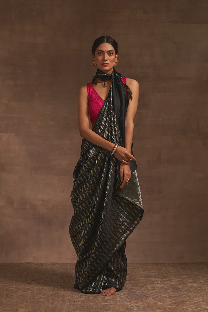 'Sanjh Marmari' Tanchoi Benarasi Handloom Sari