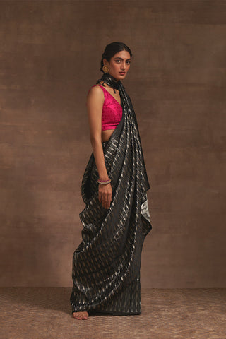 'Sanjh Marmari' Tanchoi Benarasi Handloom Sari