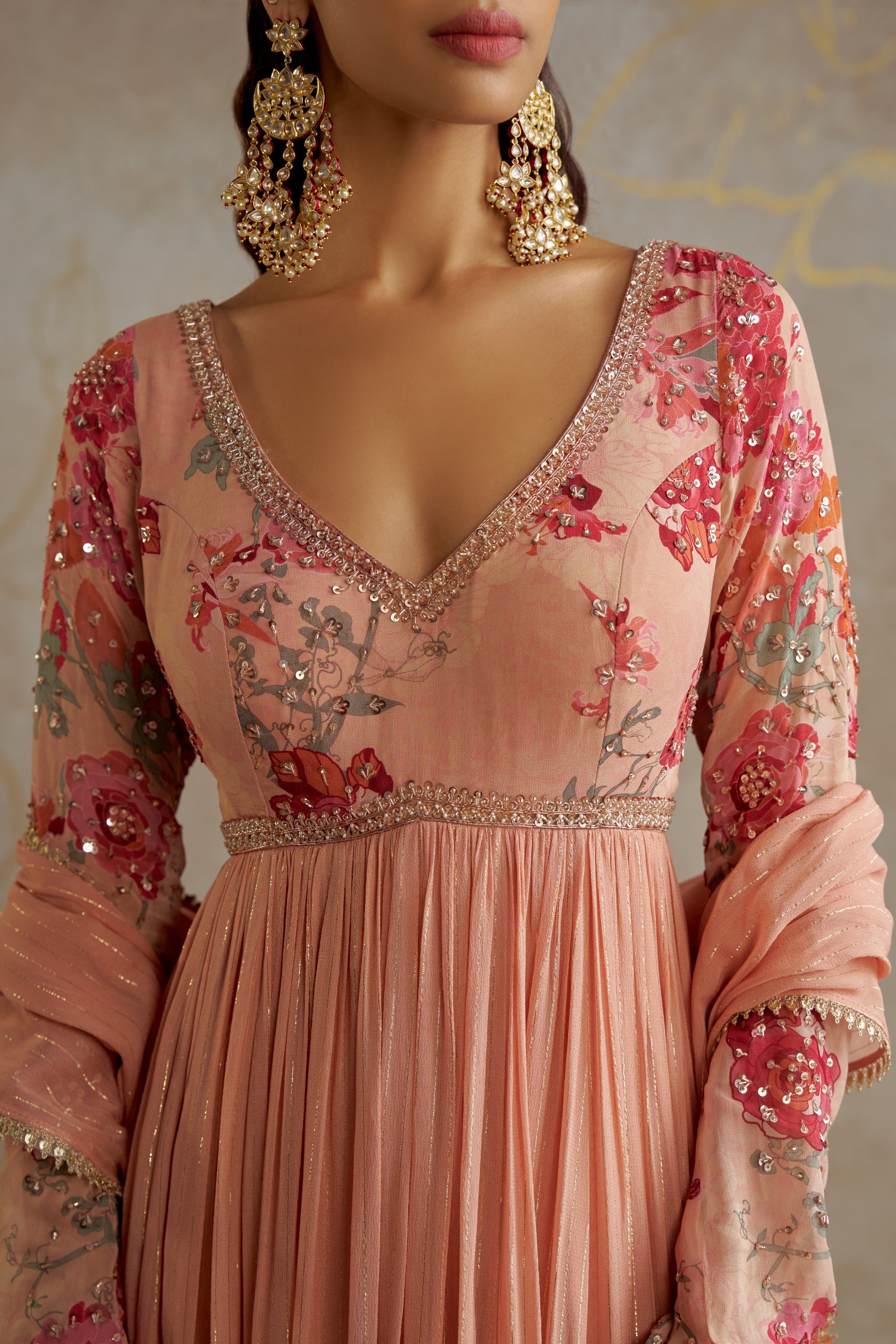 Blush Rose Anarkali