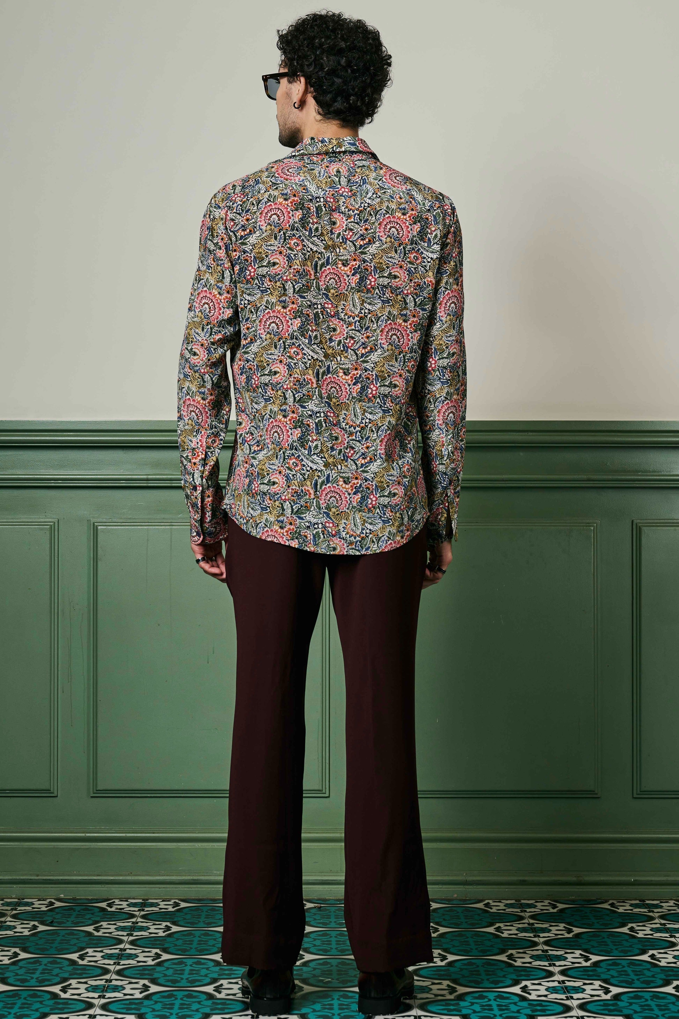 Fleur Euphoria Habutai Silk Shirt