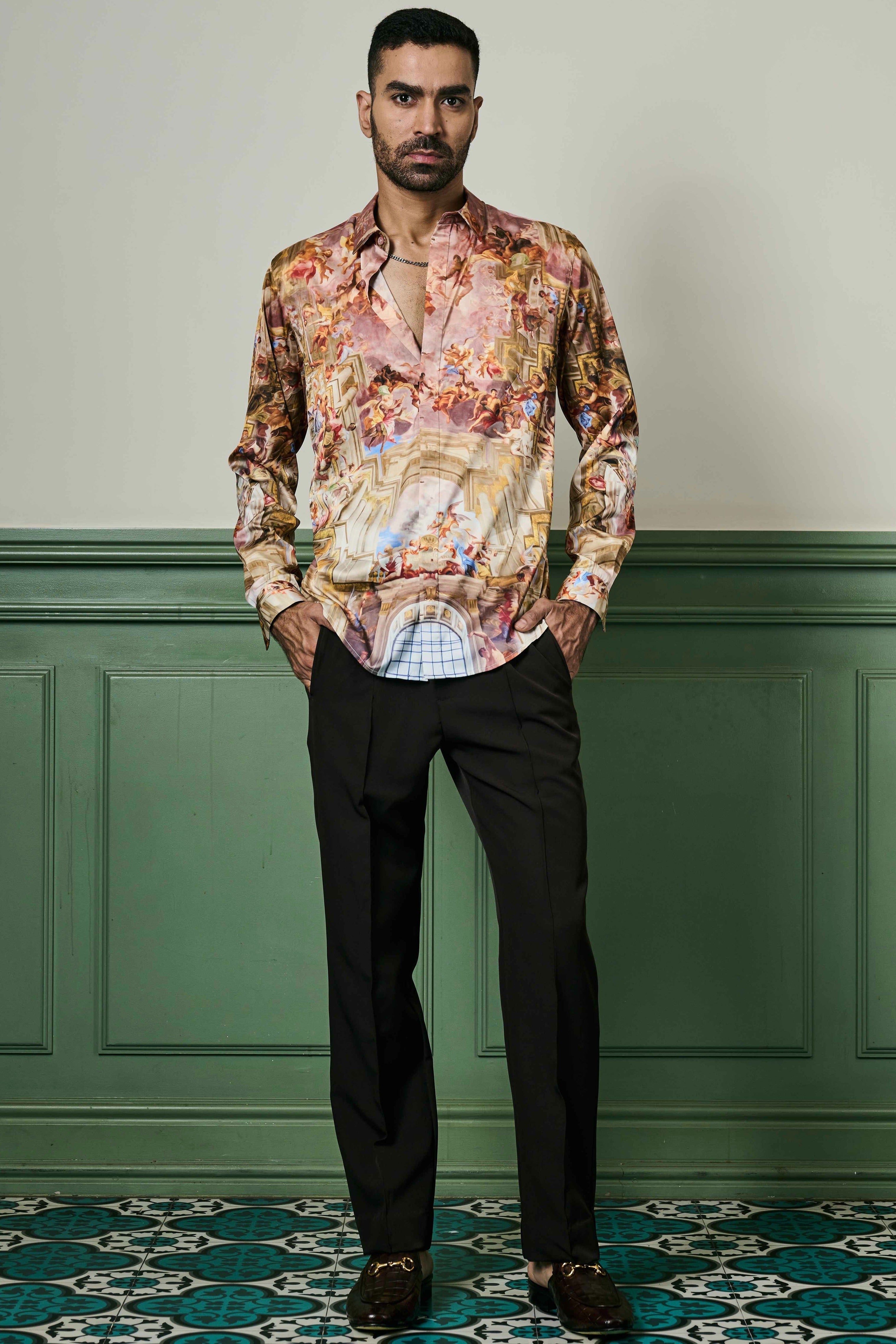 Belle Époque Splendor Habutai Silk Shirt