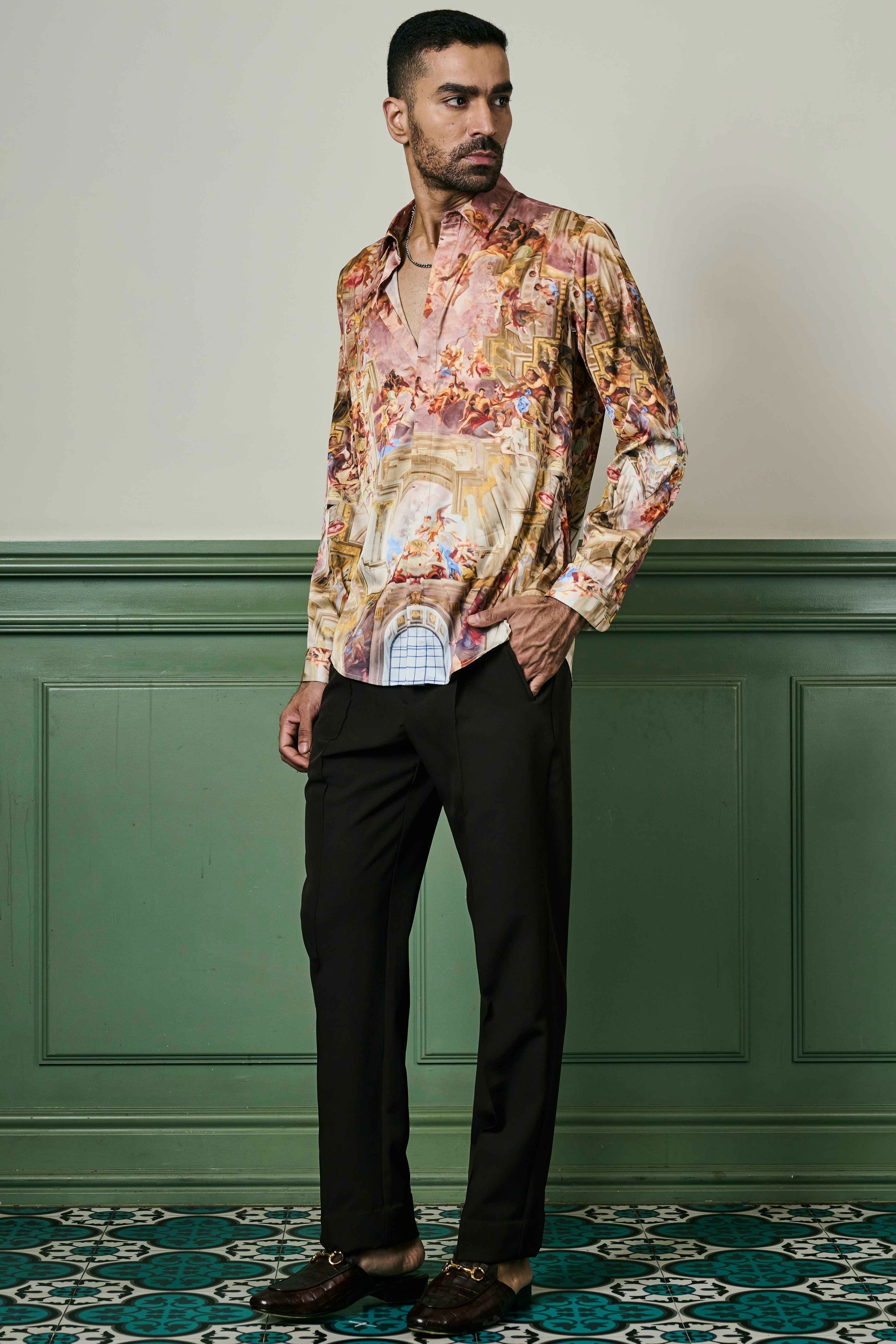 Belle Époque Splendor Habutai Silk Shirt