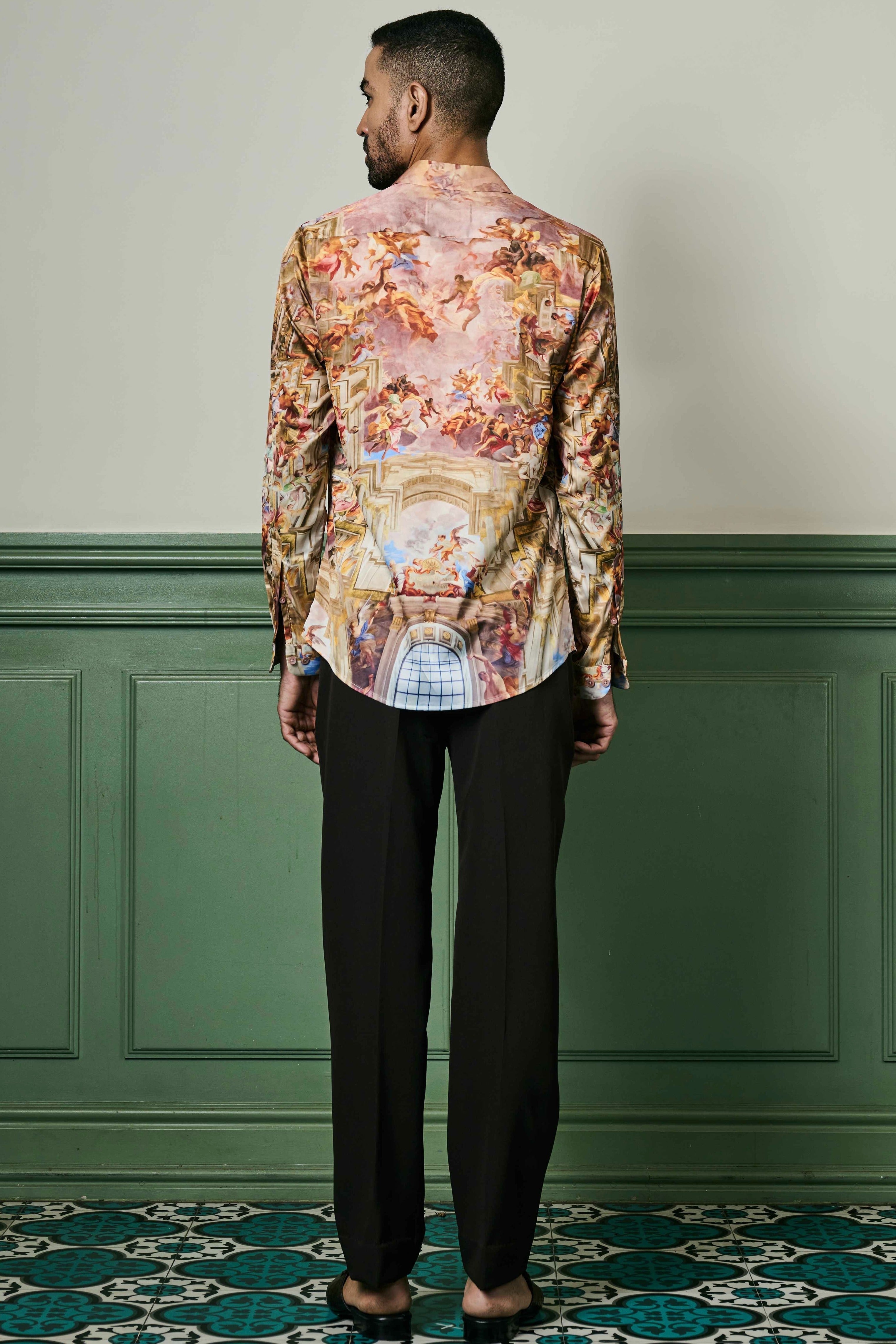 Belle Époque Splendor Habutai Silk Shirt