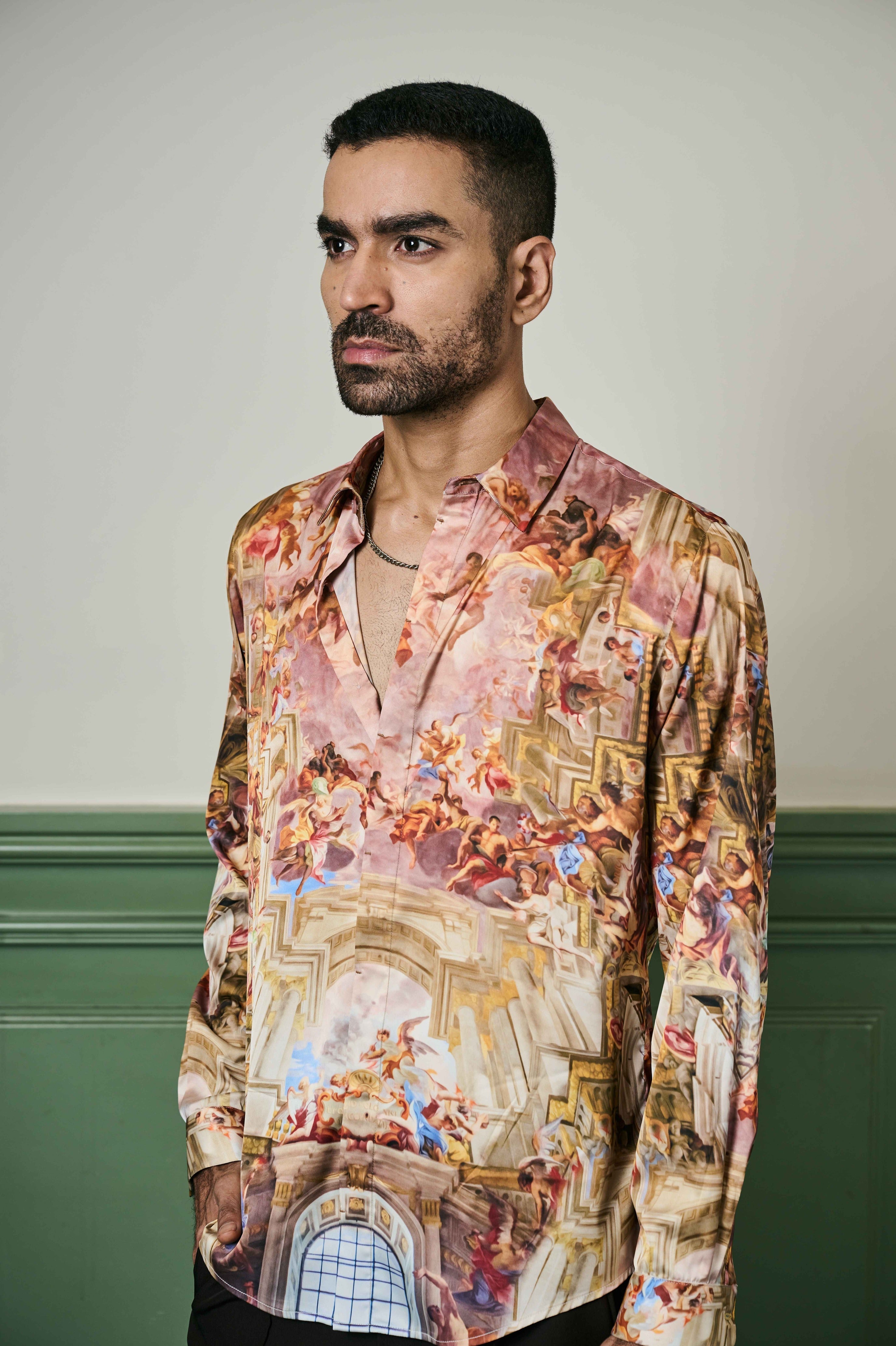 Belle Époque Splendor Habutai Silk Shirt