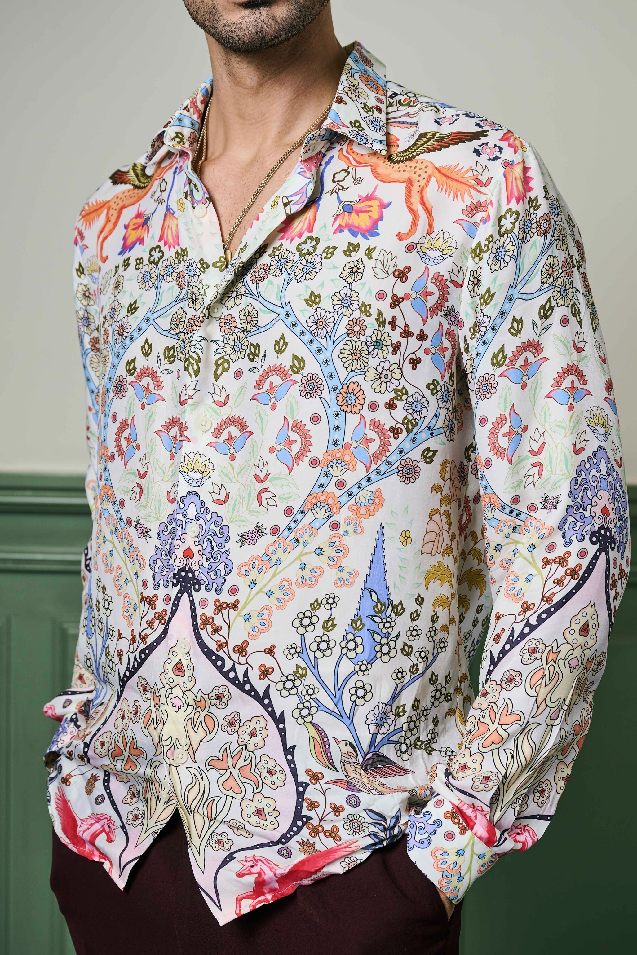 Arcadian Dreams Habutai Silk Shirt