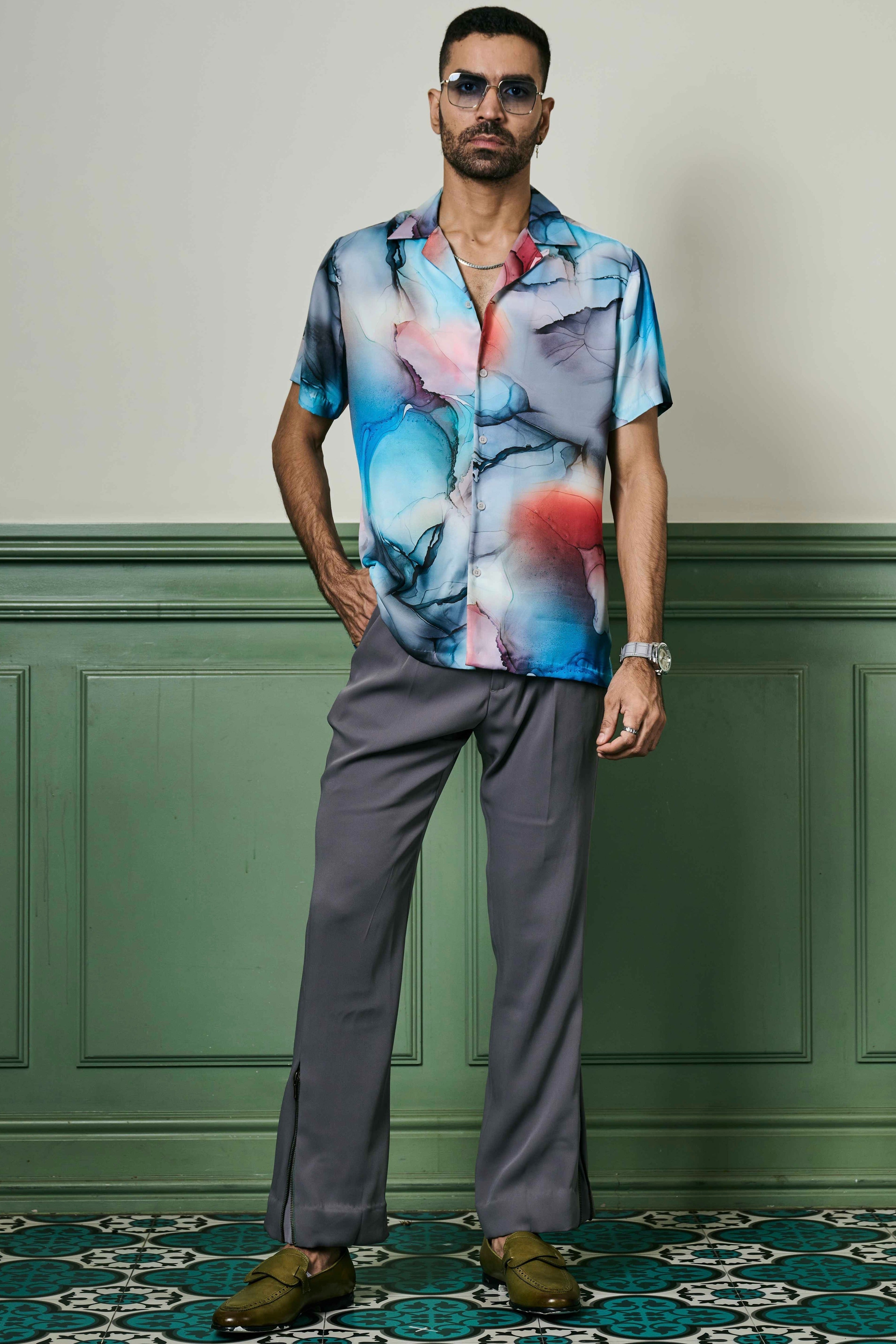 Oceanic Reverie Habutai Silk Shirt