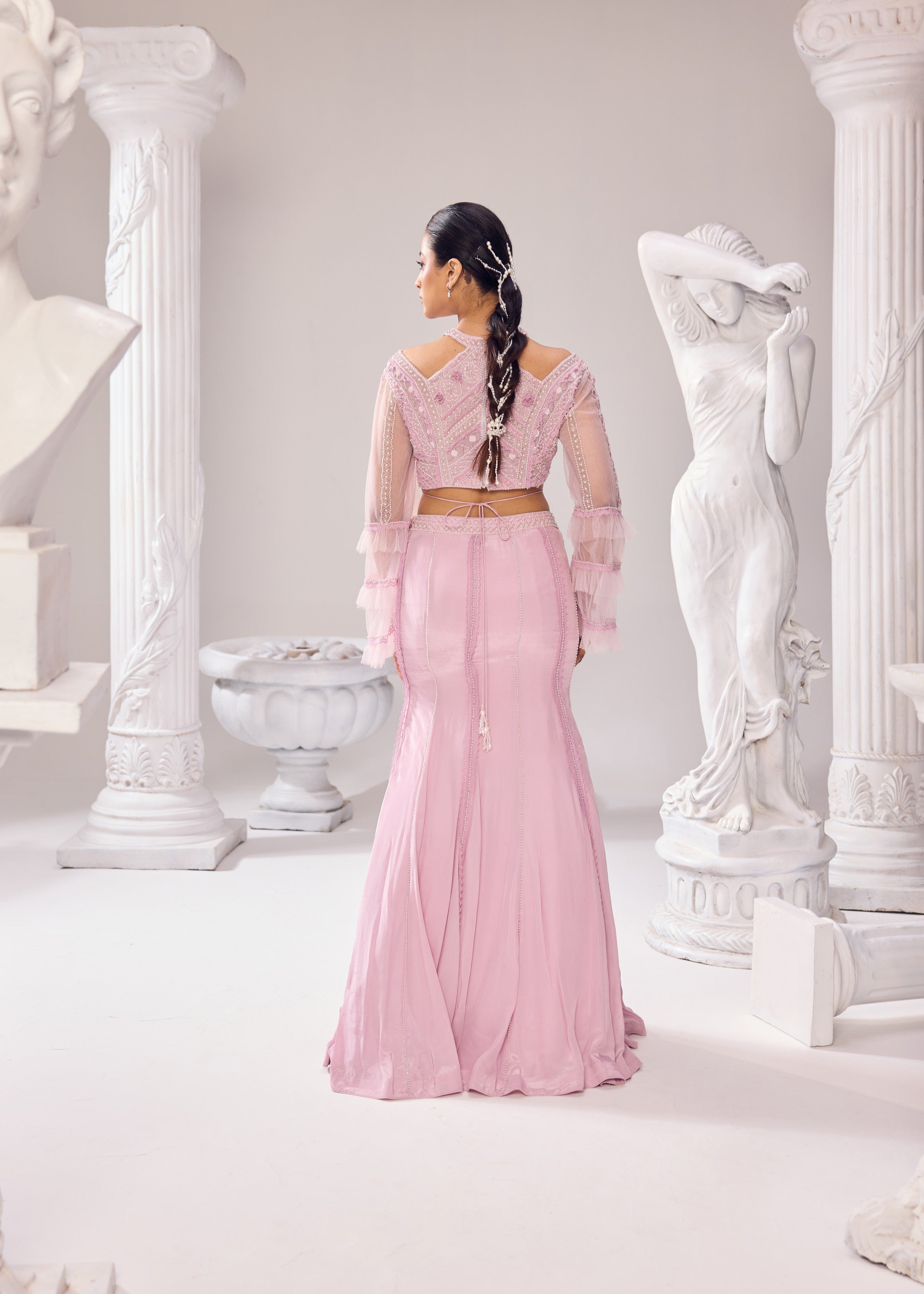 Harmony Fishcut lehenga set