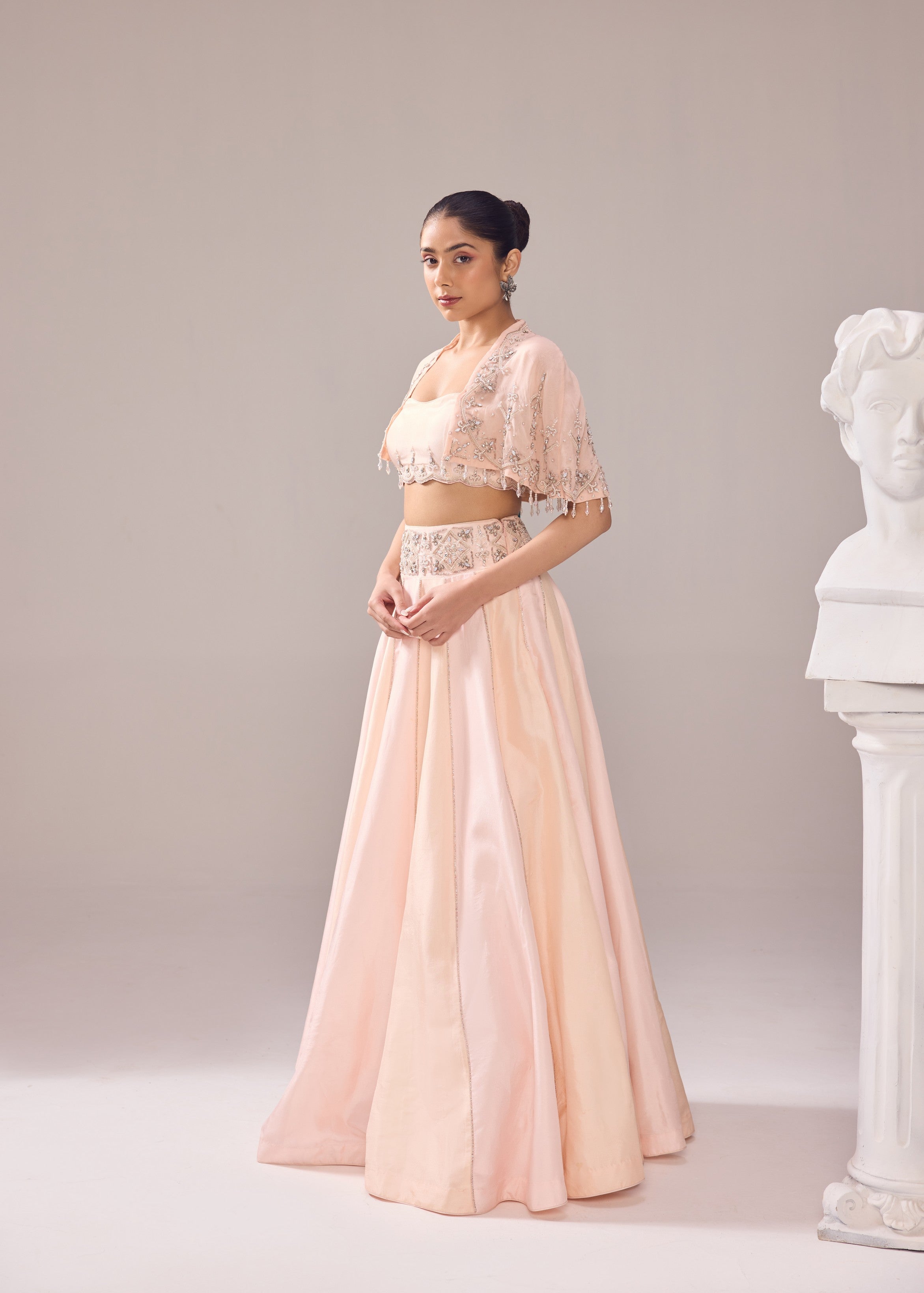 Margaret  Cape Lehenga set