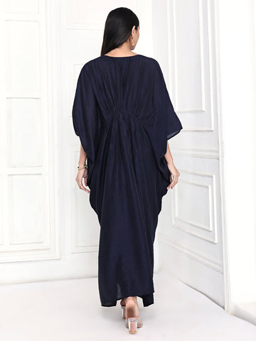 knotted kaftan set paired with matching pants